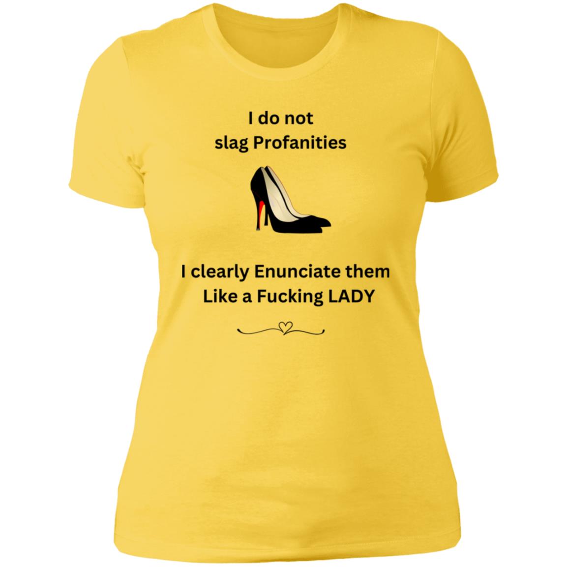 Lady Shoes Profanities T-Shirt