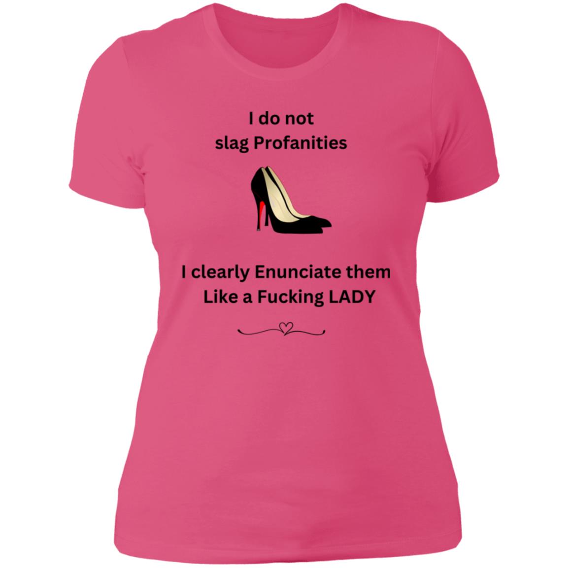 Lady Shoes Profanities T-Shirt