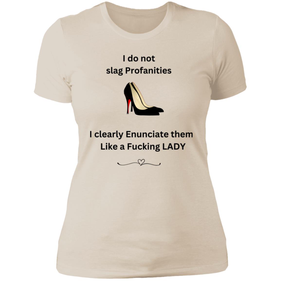 Lady Shoes Profanities T-Shirt