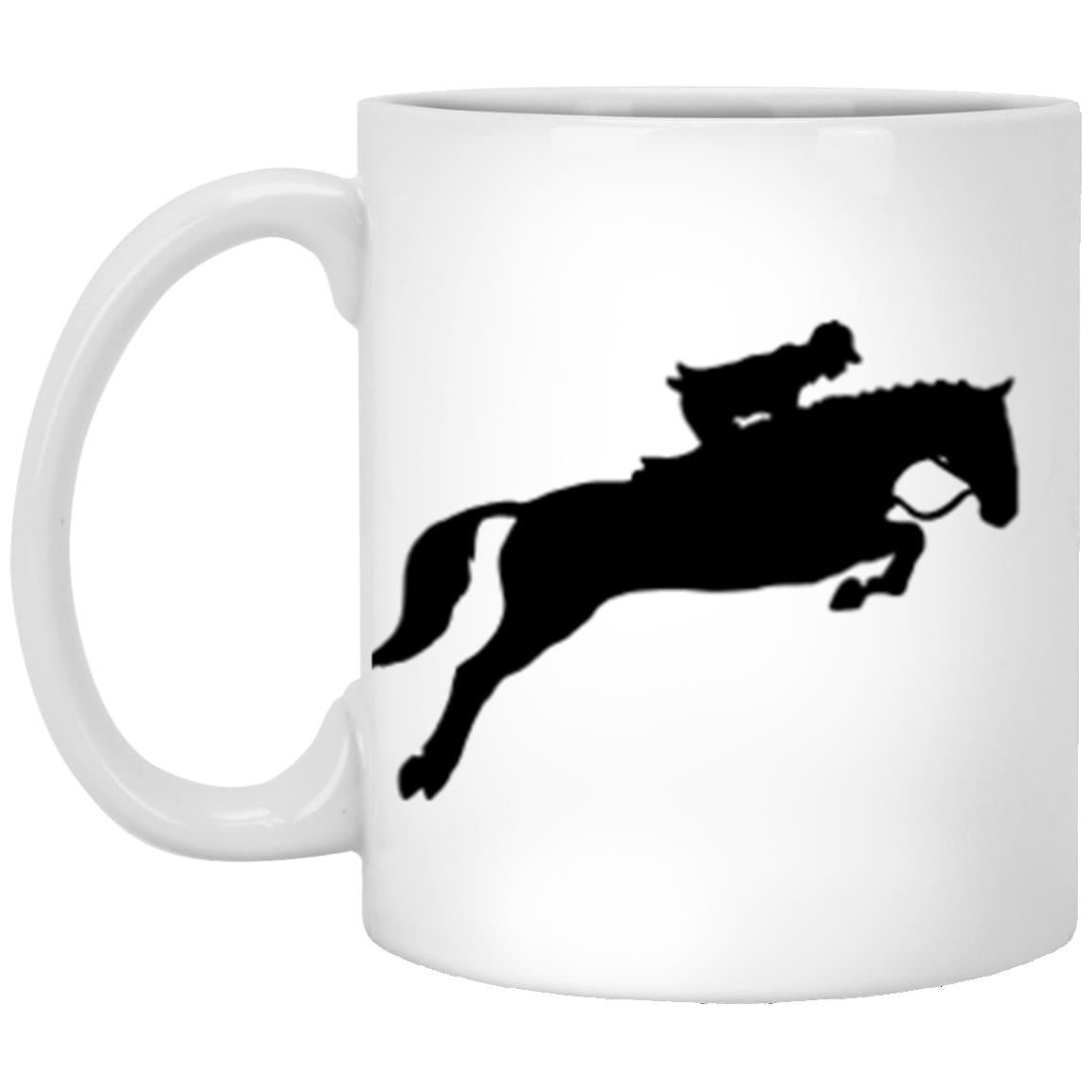 Jump Wrap Around Cup 11oz White Mug