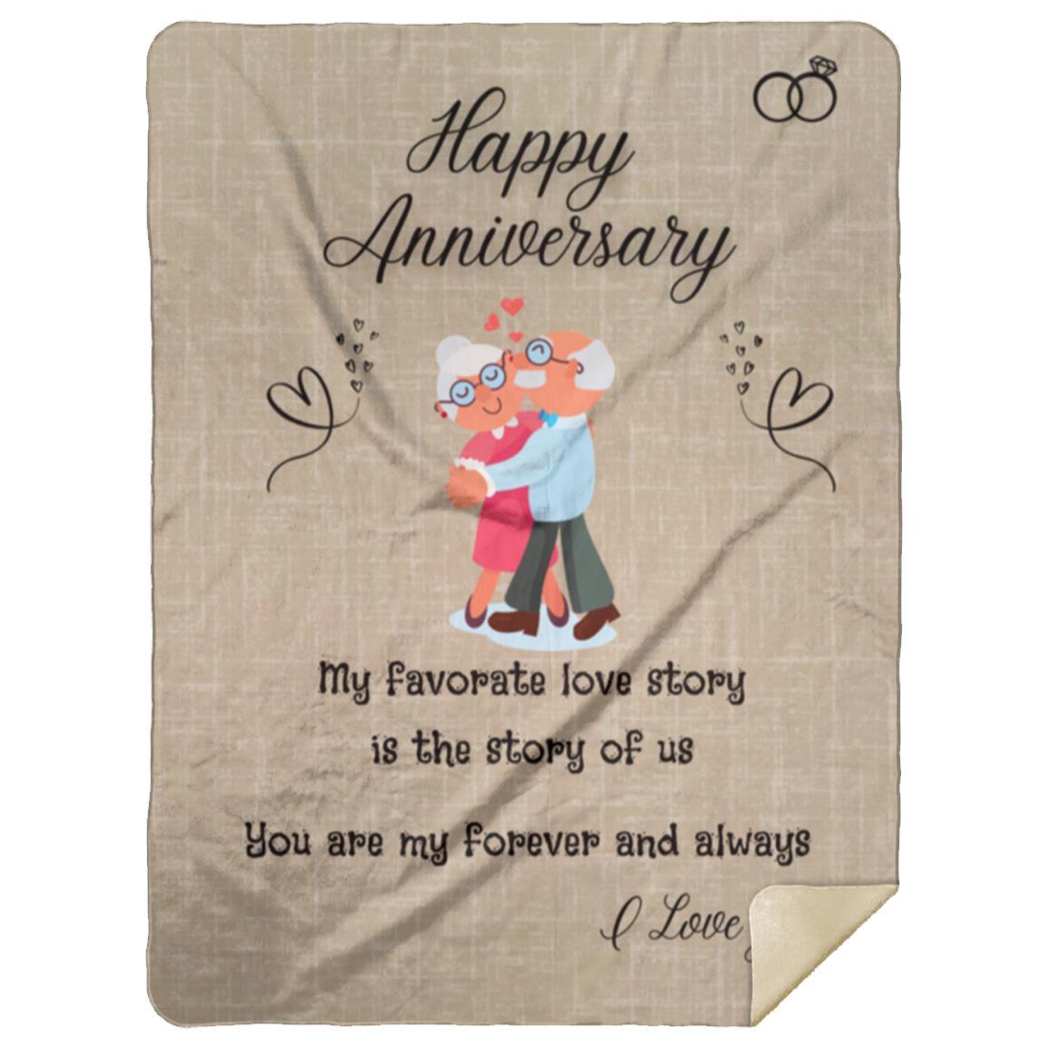 Sherpa Anniversary Blanket 60x80