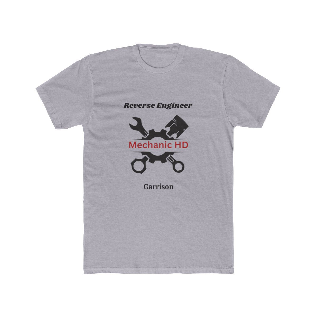Mens Cotton Tee - Mechanic Reverse Engineer Personalized