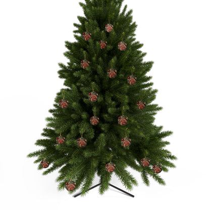 On the Fourth Day of Christmas - 4 Pounds of Back-bacon - Bob and Doug Festive Ornaments