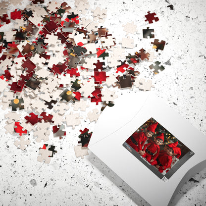 Christmas Elves Jigsaw Puzzle — Festive Holiday Puzzle (110 pieces)
