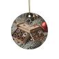 On the Twelfth Day of Christmas - A Dozen Donughts - Bob and Doug Festive Ornaments