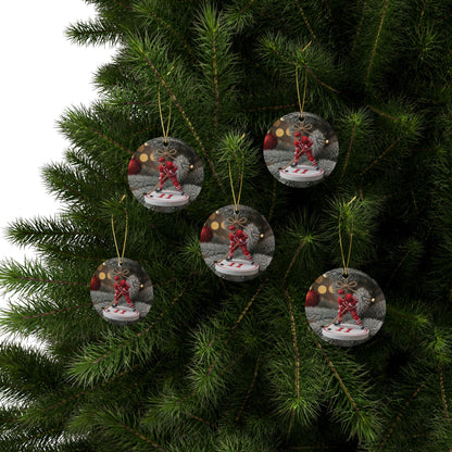 In the Eleventh Day of Christmas - 11 Hockey Players - Bob and Doug Festive Ornaments