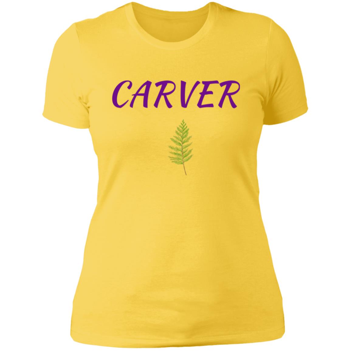 Carver Purple with Cedar NL3900 Ladies' Boyfriend T-Shirt