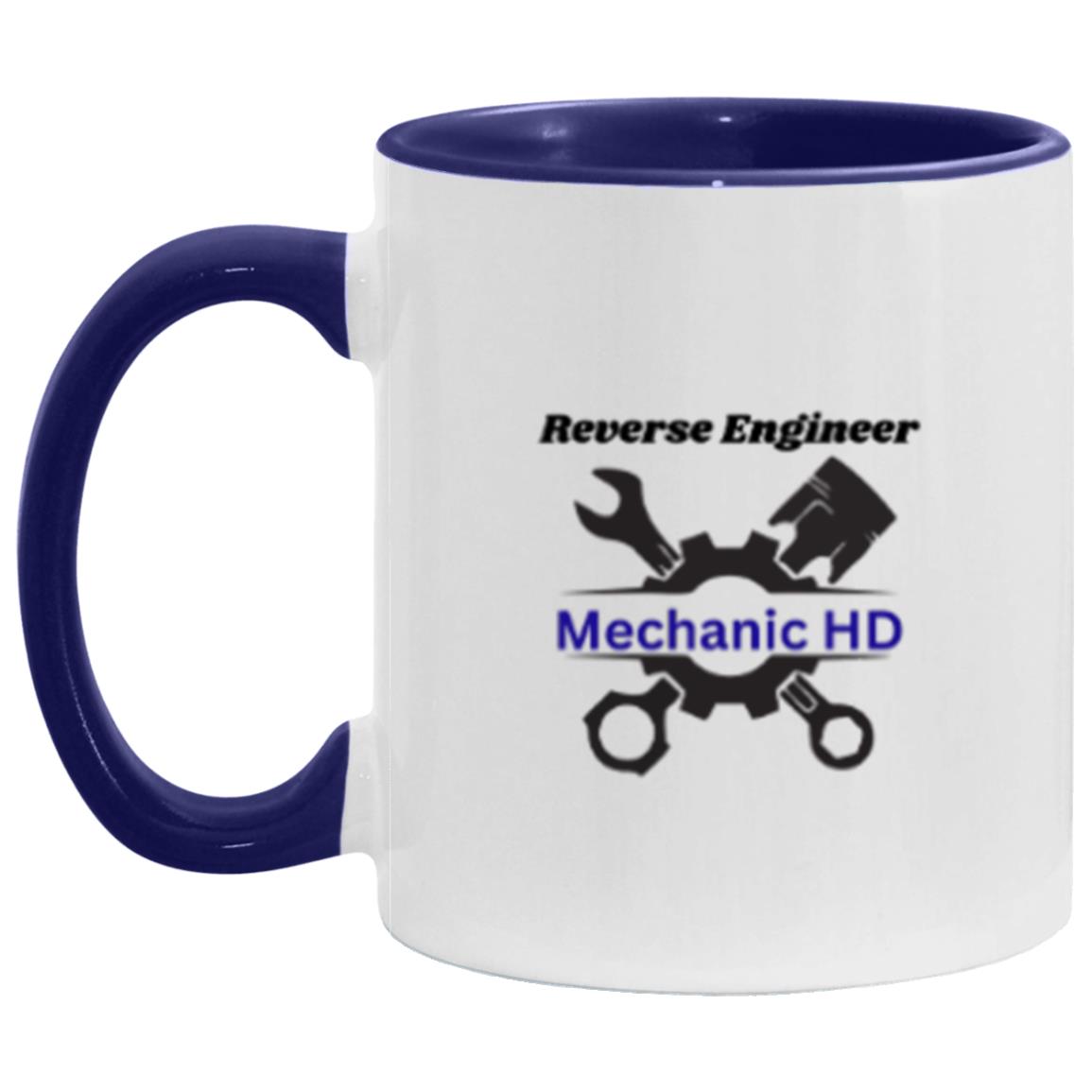 Reverse Engineer HD Mechanic Mug AM11OZ 11oz Accent Mug