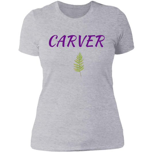 Carver Purple with Cedar NL3900 Ladies' Boyfriend T-Shirt