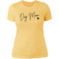 Dog Mom Light Ladies T-Shirt
