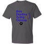 Mens Blue Hockey Dog Dad Lightweight T-Shirt