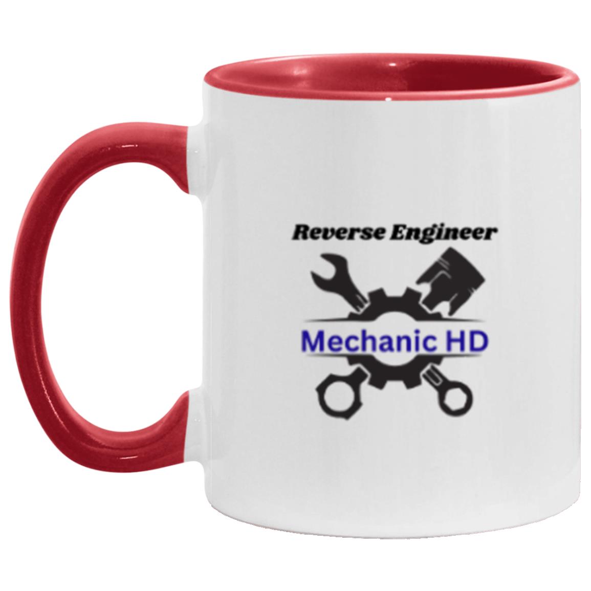 Reverse Engineer HD Mechanic Mug AM11OZ 11oz Accent Mug