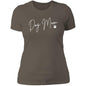 Dog Mom Dark Ladies T-Shirt