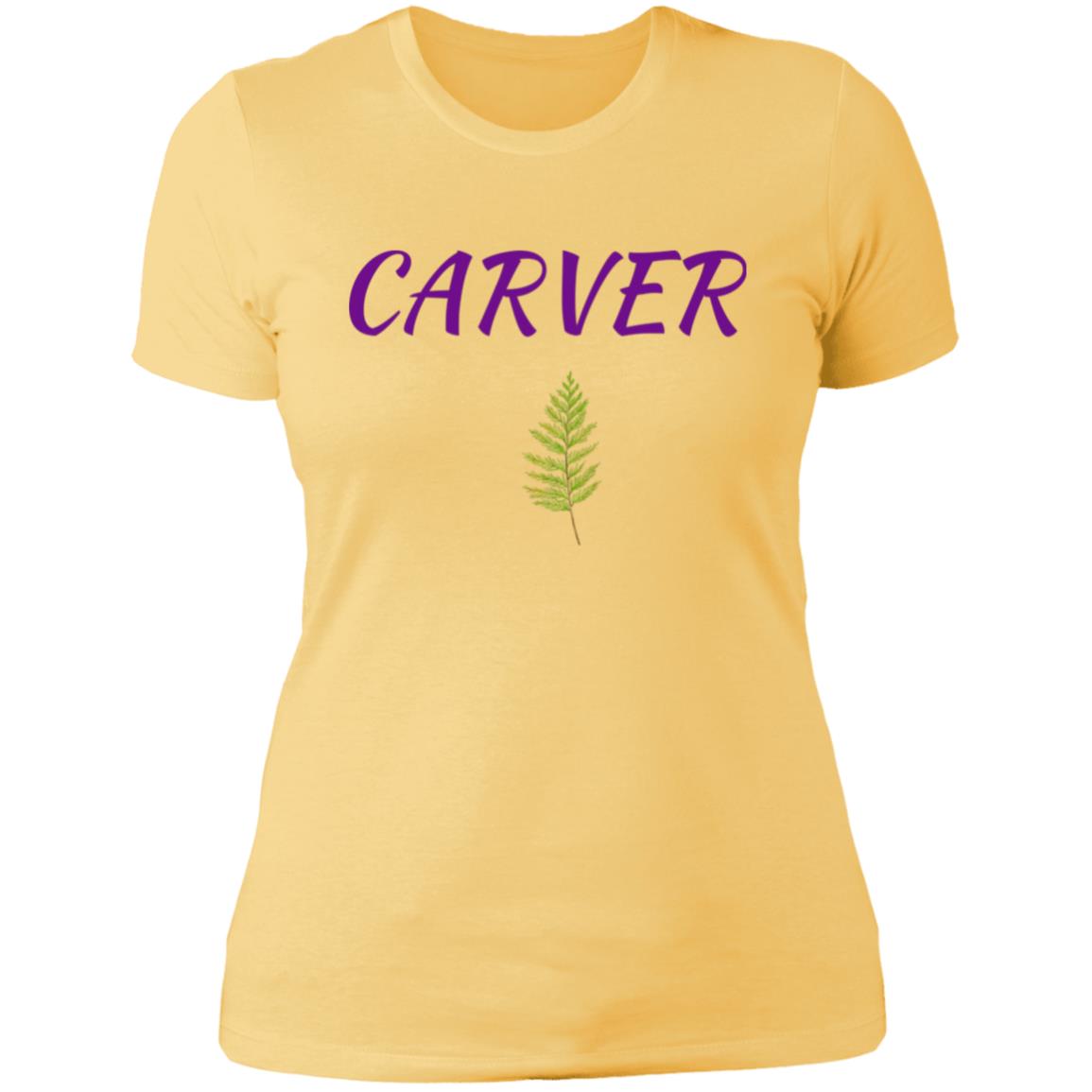 Carver Purple with Cedar NL3900 Ladies' Boyfriend T-Shirt