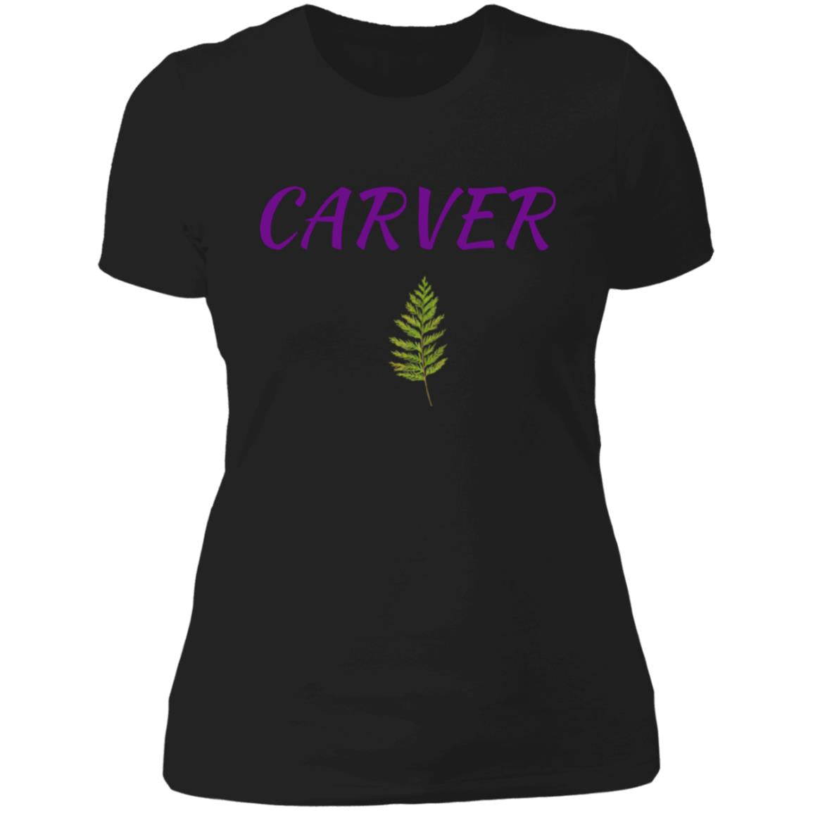 Carver Purple with Cedar NL3900 Ladies' Boyfriend T-Shirt