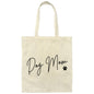 Dog Mom Canvas Tote Bag