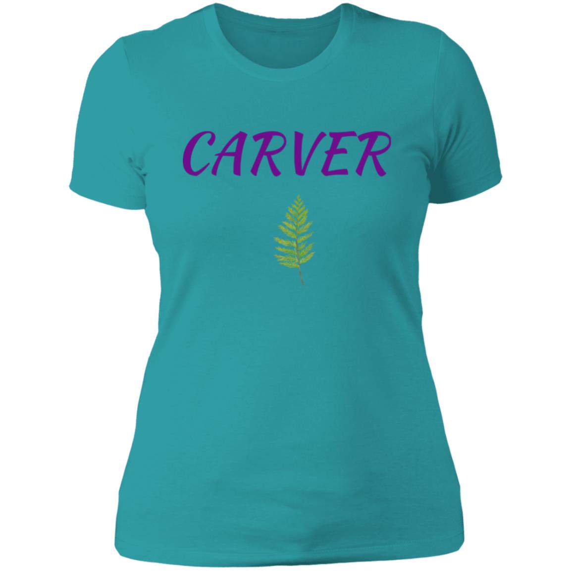 Carver Purple with Cedar NL3900 Ladies' Boyfriend T-Shirt