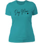 Dog Mom Light Ladies T-Shirt
