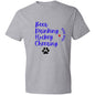 Mens Blue Hockey Dog Dad Lightweight T-Shirt