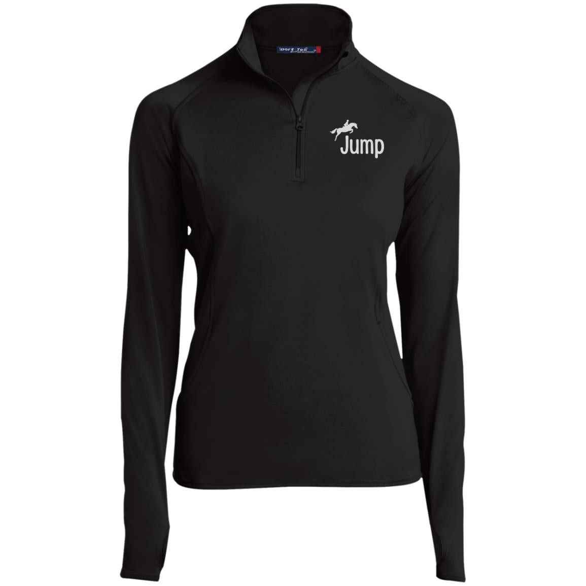 Jump  CLOSEOUT - LST850 Ladies' 1/2 Zip Performance Pullover