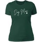 Dog Mom Dark Ladies T-Shirt