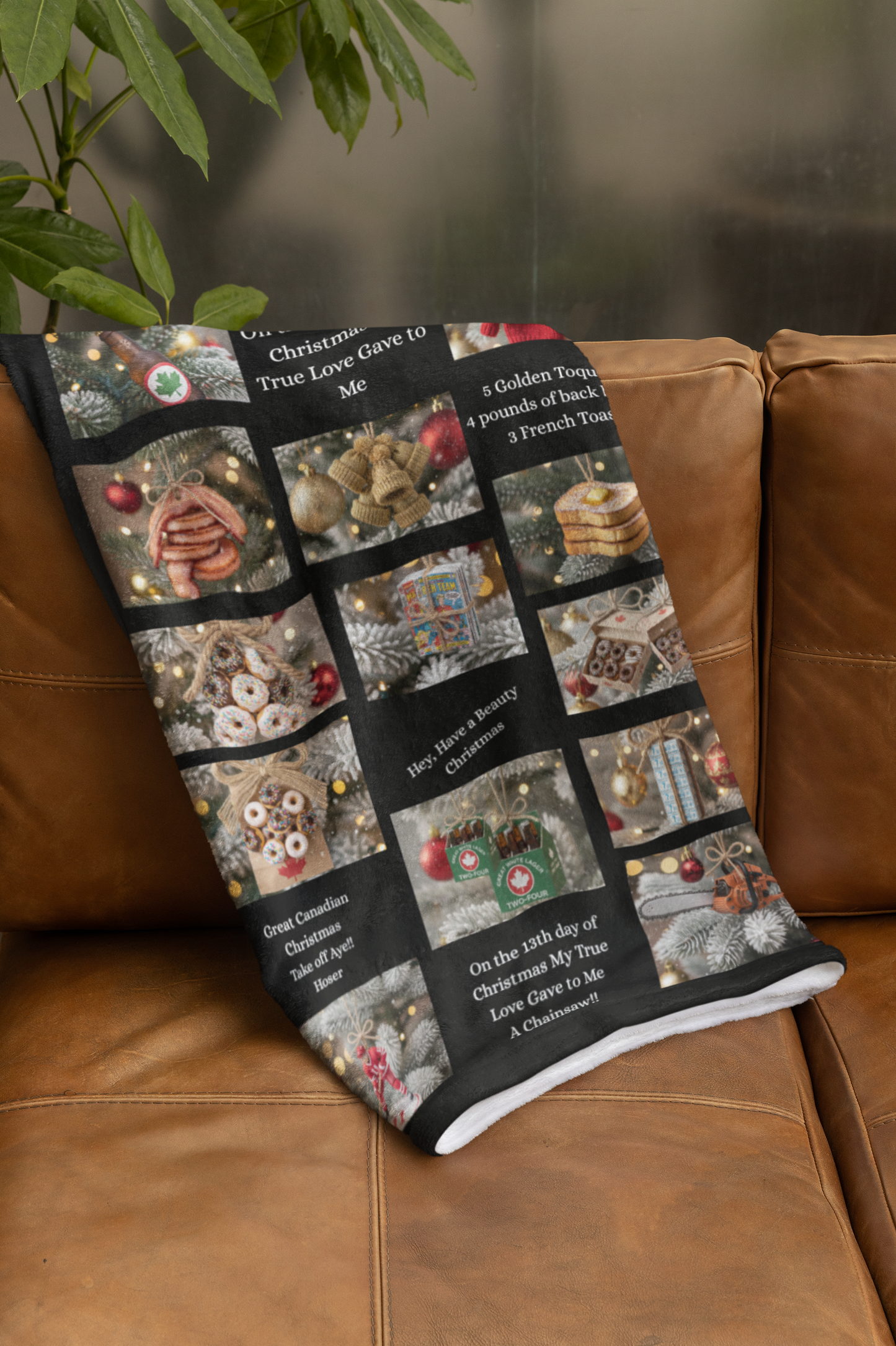 Bob and Doug - The 13 Days of Canadian Christmas Blanket