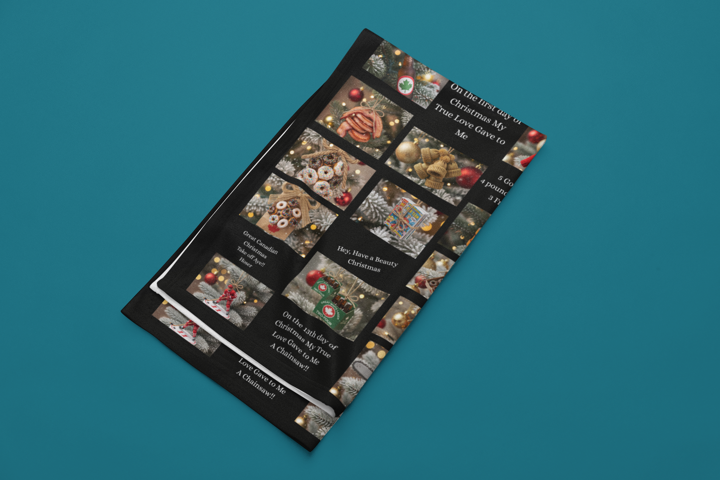 Bob and Doug - The 13 Days of Canadian Christmas Blanket