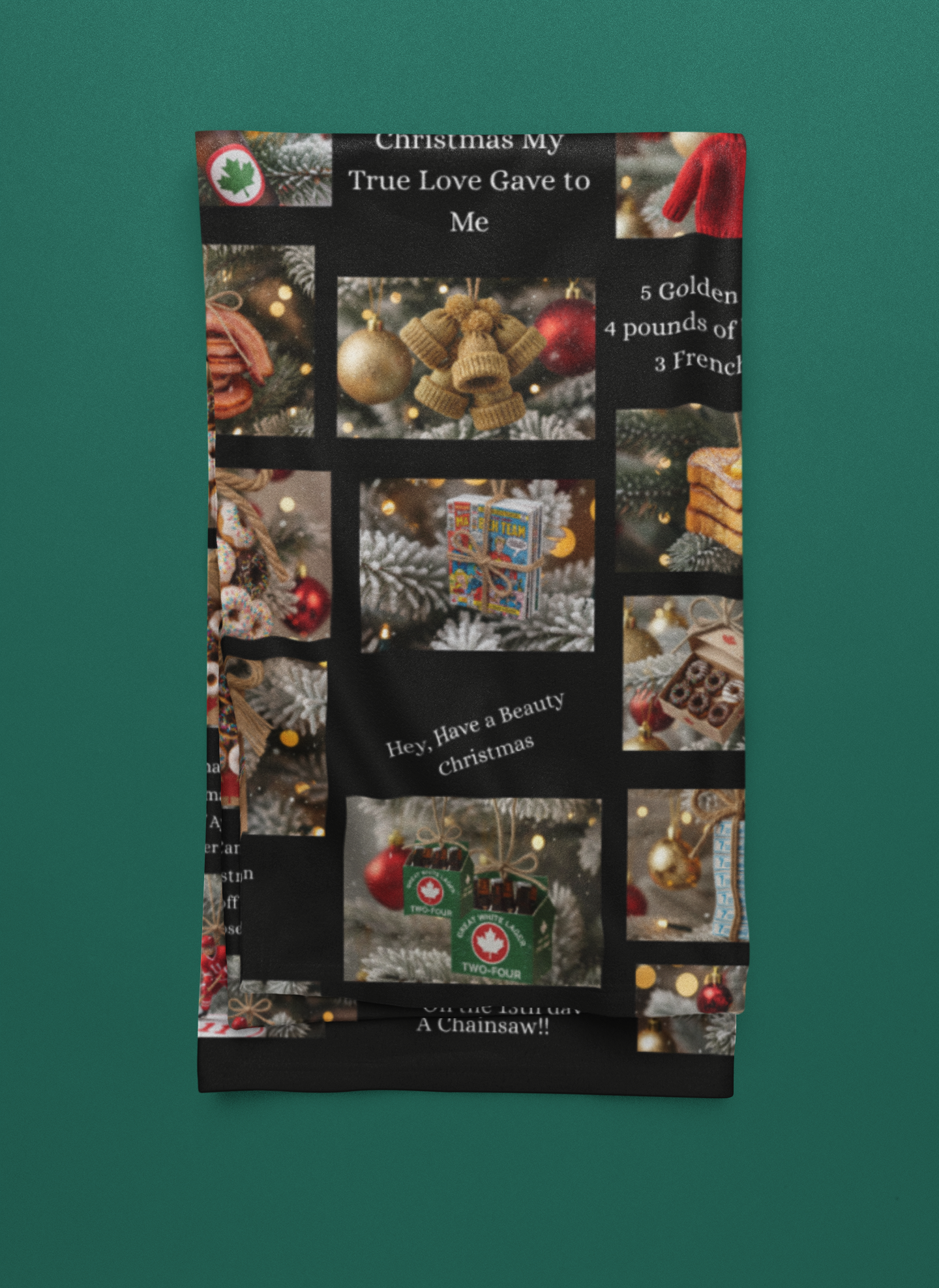 Bob and Doug - The 13 Days of Canadian Christmas Blanket